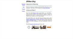 Desktop Screenshot of ifilter.org